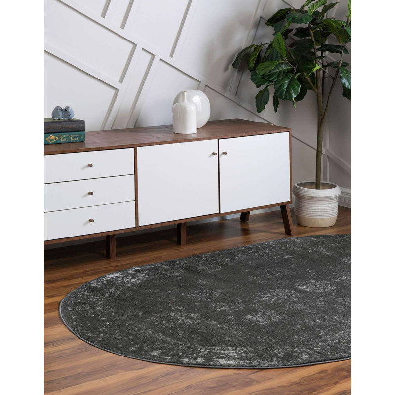 Mistana™ Brandt Performance Dark Gray Rug & Reviews Wayfair